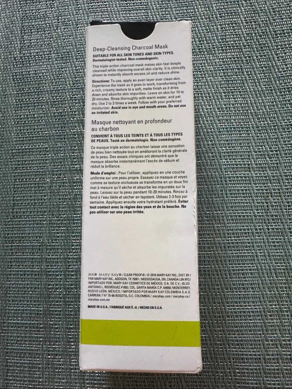NIB Mary Kay Clearproof Deep-Cleansing Charcoal Mask